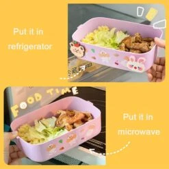 Kawaii Japanese Style Bento Lunchbox -Kawaiitherapy Shop 57039 nyhclq