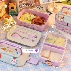 Kawaii Japanese Style Bento Lunchbox -Kawaiitherapy Shop 57039 o0wu6k