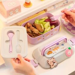 Kawaii Japanese Style Bento Lunchbox -Kawaiitherapy Shop 57039 sihoqq