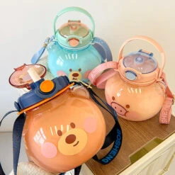 Kawaii Jumbo Bear Piglet Bottle (1000ml) – Limited Edition -Kawaiitherapy Shop 57185 25skjl