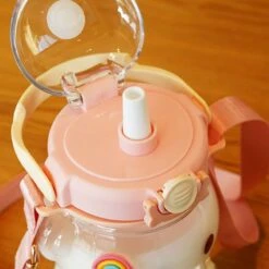 Kawaii Cute Bear Water Bottle (1000ml) – Limited Edition -Kawaiitherapy Shop 57213 3lsgwq