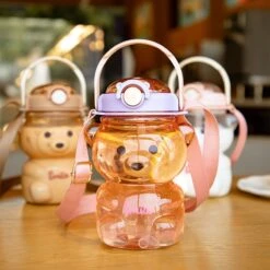 Kawaii Cute Bear Water Bottle (1000ml) – Limited Edition -Kawaiitherapy Shop 57213 uvzp63