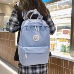 Kawaii Pastel Style Korea Backpack – Limited Edition -Kawaiitherapy Shop 57274 nedl8r