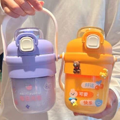 Kawaii Cute Jumbo Pastel Water Bottle – Limited Edition -Kawaiitherapy Shop 57327 7gqab5