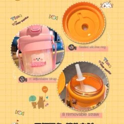 Kawaii Cute Jumbo Pastel Water Bottle – Limited Edition -Kawaiitherapy Shop 57327 zwtn8d