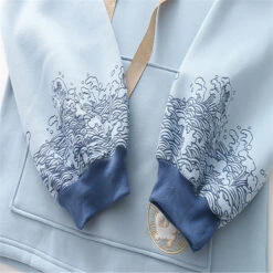 Kawaii Japanese Style Rabbit Embroidery Hoodie -Kawaiitherapy Shop 57349 mpa3ps