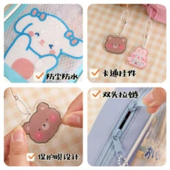 Kawaii Bunny Japanese Style Pencil Case -Kawaiitherapy Shop 57500 lqsbhj