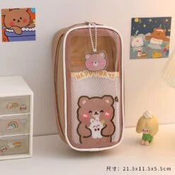 Kawaii Bunny Japanese Style Pencil Case -Kawaiitherapy Shop 57500 oeevmp