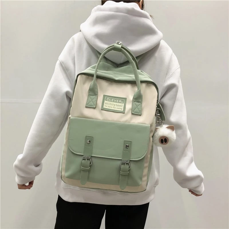 Kawaii Korea Pastel Candy College Backpack – Limited Edition 3 Kawaii Korea Pastel Candy College Backpack – Limited Edition - Image 3