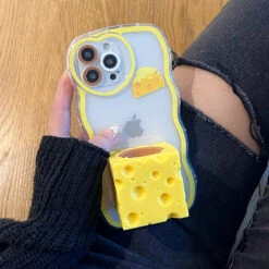 Kawaii Cheese 3D Pop Up Phone Case – Limited Edition -Kawaiitherapy Shop 57912 hujarc