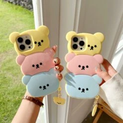 Kawaii 3D Candy Bear Phone Case – Limited Edition