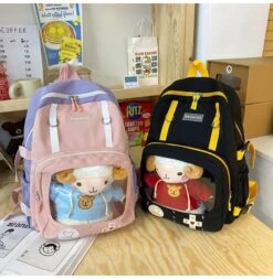 Kawaii Ita Style Harajuku Canvas Backpack – Limited Edition -Kawaiitherapy Shop 57980 29vggj