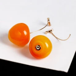 Kawaii Korea Style Summer Cherry Earrings -Kawaiitherapy Shop 58026 jbel9q