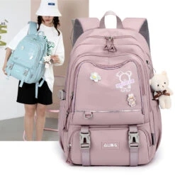 Kawaii Large Capacity Harajuku Pastel Backpack -Kawaiitherapy Shop 58098 eduvjx