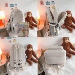 Kawaii Korea Style Large Capacity College Backpack -Kawaiitherapy Shop 58939 uxmkst
