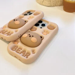 Kawaii Cute Bear Silicone 3D Phone Case – Limited Edition -Kawaiitherapy Shop 58b223d9 8bbb 45cb b6ad b80635c0109c
