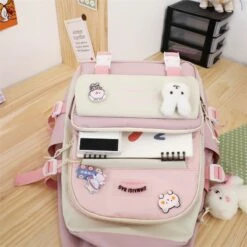 Kawaii Pastel Harajuku Style Backpack Set – Limited Edition -Kawaiitherapy Shop 60687 ekzdkn