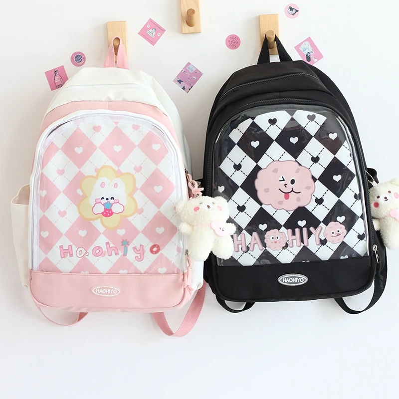 Kawaii Japanese Style Canvas Ita Backpack – Limited Edition 2 Kawaii Japanese Style Canvas Ita Backpack – Limited Edition - Image 2
