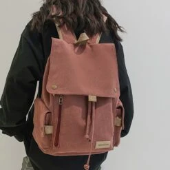 Kawaii Canvas Korea Style Travel Backpack – Limited Edition -Kawaiitherapy Shop 60955 xmhd6g