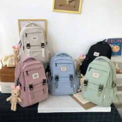 Kawaii Korean Large Capacity College Backpack – Limited Edition -Kawaiitherapy Shop 60990 cq9c8h