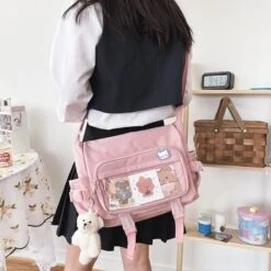 Kawaii Japanese Style Messenger Shoulder Bag – Limited Edition -Kawaiitherapy Shop 61018 lz1y4j
