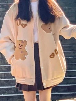 Kawaii Japanese Style Pastel Bear Sweater – Limited Edition -Kawaiitherapy Shop 61267 yyjr6e