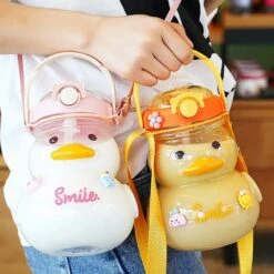 Kawaii Duck Cute Straw Bottle (1000ml) – Limited Edition 8 Kawaii Duck Cute Straw Bottle (1000ml) – Limited Edition -Kawaiitherapy Shop 61741 xe6pby