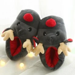 Kawaii Reindeer Fluffy Slippers – Limited Edition -Kawaiitherapy Shop 61822 frdsuo