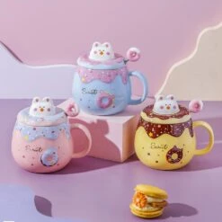 Kawaii Bunny Donut Ceramic Cup – Special Edition 17 Kawaii Bunny Donut Ceramic Cup – Special Edition -Kawaiitherapy Shop 61844 mg3sjo