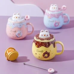 Kawaii Bunny Donut Ceramic Cup – Special Edition 12 Kawaii Bunny Donut Ceramic Cup – Special Edition -Kawaiitherapy Shop 61844 pjzfso