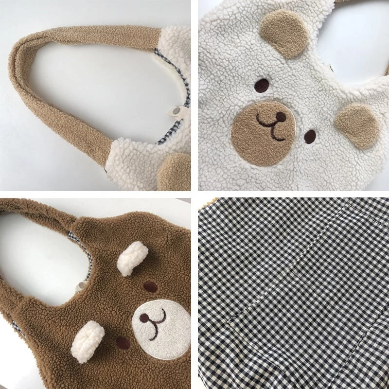 Kawaii Harajuku Bear Casual Tote Bag – Limited Edition 5 Kawaii Harajuku Bear Casual Tote Bag – Limited Edition - Image 5