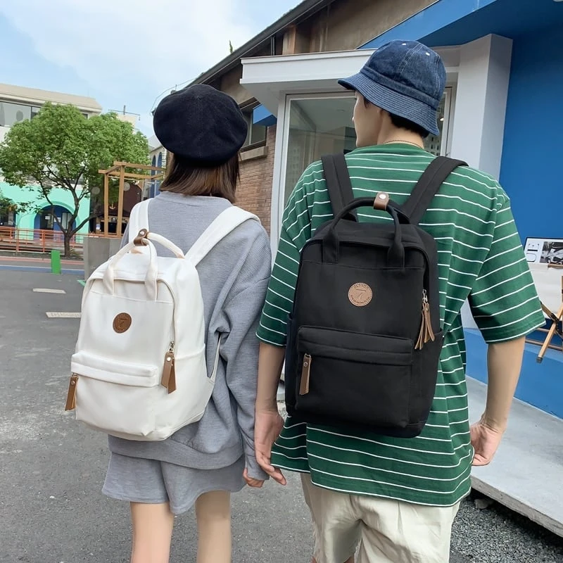 Kawaii Maple Series Canvas College Backpack – Limited Edition 5 Kawaii Maple Series Canvas College Backpack – Limited Edition - Image 5