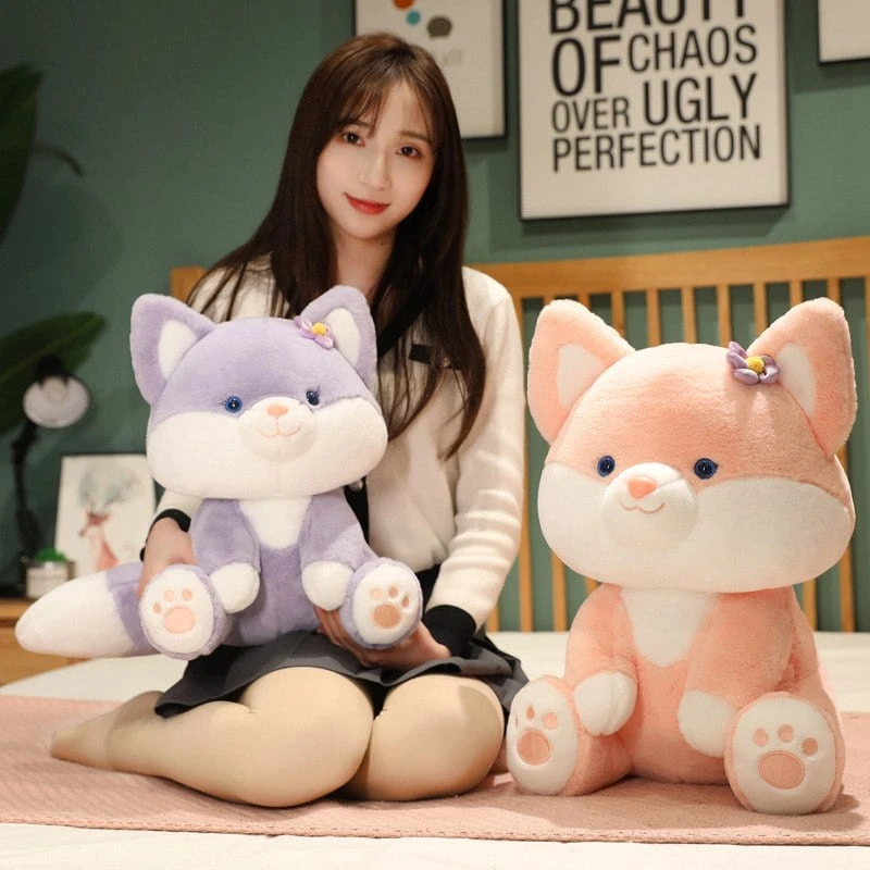 Kawaii Cotton Candy Series Fox Plush (40cm) – Limited Edition 1 Kawaii Cotton Candy Series Fox Plush (40cm) – Limited Edition