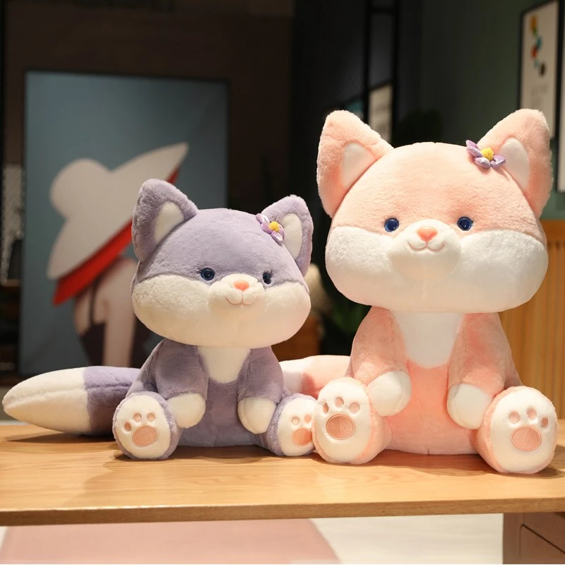 Kawaii Cotton Candy Series Fox Plush (40cm) – Limited Edition 2 Kawaii Cotton Candy Series Fox Plush (40cm) – Limited Edition - Image 2