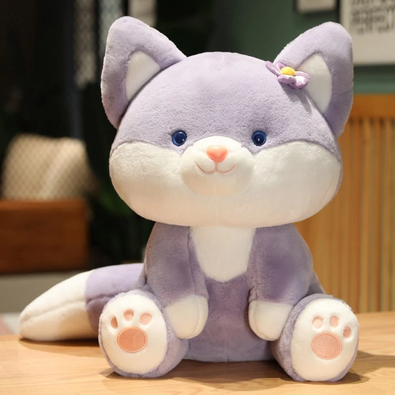 Kawaii Cotton Candy Series Fox Plush (40cm) – Limited Edition 5 Kawaii Cotton Candy Series Fox Plush (40cm) – Limited Edition - Image 5