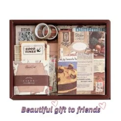 Kawaii Therapy Vintage Notebook Diary Gift Set -Kawaiitherapy Shop 62356 tvpdms