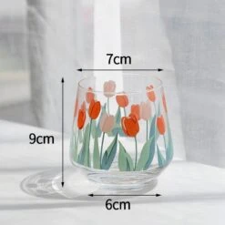 Kawaii Korea Style Tulip Glass Cup – Limited Edition -Kawaiitherapy Shop 62625 lkpxqq