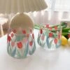 Kawaii Korea Style Tulip Glass Cup – Limited Edition