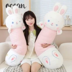 Kawaii Rabbit Long Plush Pillow XL – Limited Edition -Kawaiitherapy Shop 62783 mxjc7r