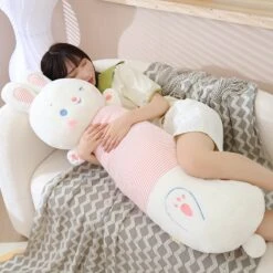 Kawaii Rabbit Long Plush Pillow XL – Limited Edition -Kawaiitherapy Shop 62783 vothts