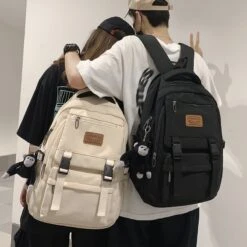 Kawaii Fashion Harajuku Style College Backpack -Kawaiitherapy Shop 62842 izl6qn