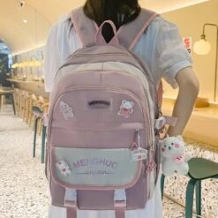 Kawaii Large Capacity Waterproof Harajuku Backpack -Kawaiitherapy Shop 63691 3xm7mp