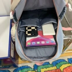 Kawaii Large Capacity Waterproof Harajuku Backpack -Kawaiitherapy Shop 63691 jodyjr