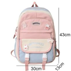 Kawaii Large Capacity Waterproof Harajuku Backpack -Kawaiitherapy Shop 63691 r92pag