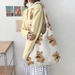 Kawaii Bear Harajuku Style Tote Sling Bag