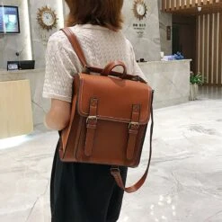 Kawaii Therapy Walnut Series Vintage Large Backpack – Limited Edition -Kawaiitherapy Shop 63793 1183vy