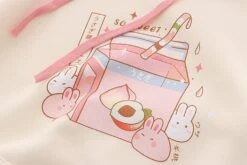 Kawaii Bunny Sweet Strawberry Hoodie – Limited Edition -Kawaiitherapy Shop 63839 vrsnqs