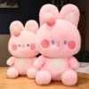 Kawaii Strawberry Bunny Pastel Plush XL – Limited Edition