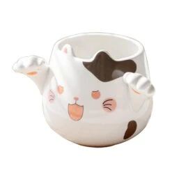 Kawaii Cat Paw Ceramic Coffee Cup – Limited Edition -Kawaiitherapy Shop 64128 liuyma