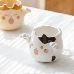 Kawaii Cat Paw Ceramic Coffee Cup – Limited Edition -Kawaiitherapy Shop 64128 wfeu6v